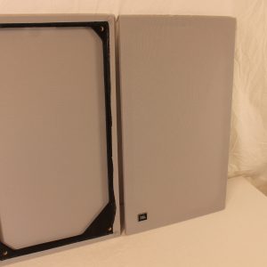 JBL L26 grilles with JBL metal badges