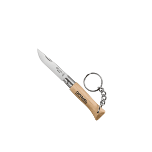 Opinel N°04 Stainless Steel Folding Knife: Beechwood