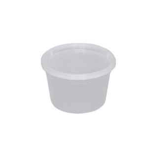 Clear Deli Container with Cover: 16-oz./ 1 pint