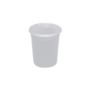 Clear Deli Container with Cover: 32-oz./ 1 quart