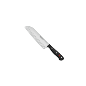 Wusthof Gourmet Hollow Edge Santoku: 7-in.