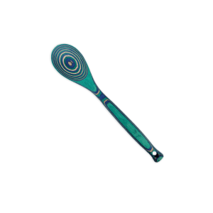 Island Bamboo Peacock Pakka Spoon: 12-in.