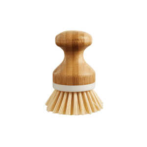HIC Kitchen Bamboo Handle Dishwashing Vegetable Brush
