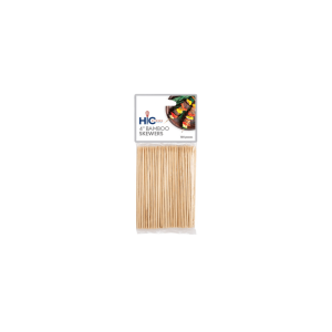 HIC Bamboo Skewers 4-in.