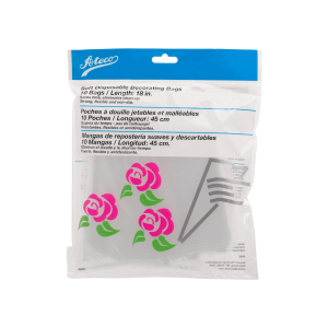 Ateco Soft Disposable Decorating Bags, 18-Inch, Pack of 10