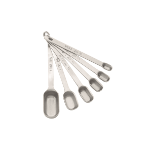 HIC Stainless Steel Spice Measuring Spoon: set of 6