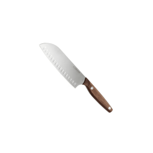 Lamson Vintage Precision Walnut Santoku Hollow Edge: 7-in.