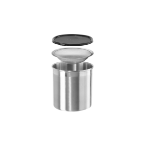 OGGI Stainless Steel Grease Container with Removable Strainer and Lid