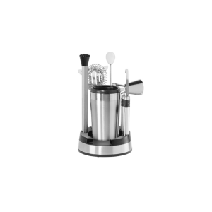 OGGI Compact Stainless Steel 8-Piece Bar Tool Set