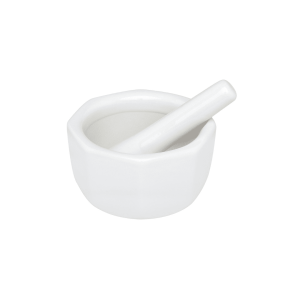 HIC Kitchen Octagonal Mortar and Pestle: 3.5-in.