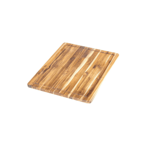 Proteak Thin & Lightweight Edge Grain Cutting Board w/ Juice Canal: 14 x 10 x 1-in.