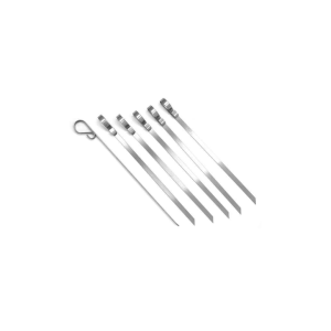 Norpro Stainless Steel Flat Skewers: set of 6