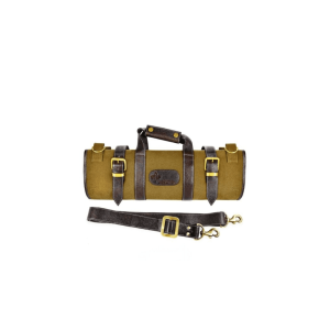 Boldric 17 Pocket Canvas Knife Bag: Khaki