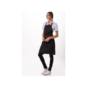 Chef Works Memphis Bib Apron: Indigo Blue