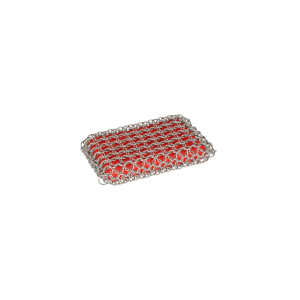 Lodge Chainmail Scrubbing Pad: Red