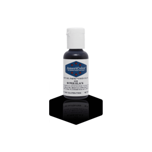 Americolor Soft Gel Paste Food Coloring .75-oz. Super Black