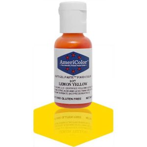Americolor Soft Gel Paste Food Coloring .75-oz. Lemon Yellow