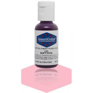 Americolor Soft Gel Paste Food Coloring .75-oz. Soft Pink