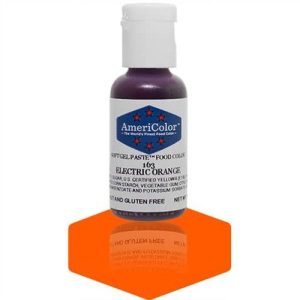 Americolor Soft Gel Paste Food Coloring .75-oz. Electric Orange