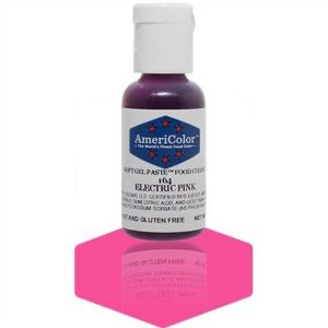 Americolor Soft Gel Paste Food Coloring .75-oz. Electric Pink