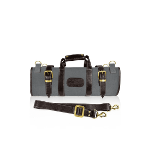 Boldric 17 Pocket Canvas Knife Bag: Abalone