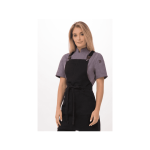 Chef Works Berkeley Denim Snap Bib Apron