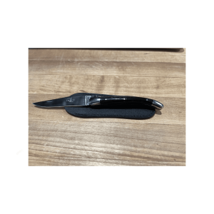 Forge de Laguiole 9cm Pocket Knife - Dark Horn Tip Handle