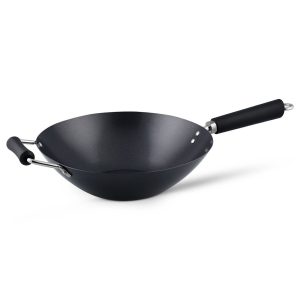 Zyliss Ken Hom Excellence Non-stick Carbon Steel Wok, 12 in.