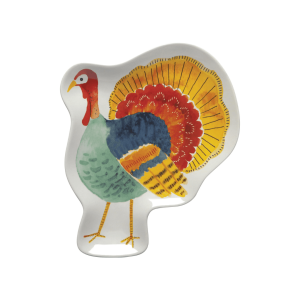 Danica Harvest Turkey Shaped Dish: 9.5-in.