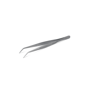 JB Prince Curved Extra Fine Tip Tweezer: 6.25-in.