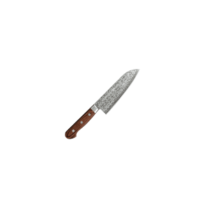 Kikuichi Elite Warikomi Gold Damascus Santoku: 165mm